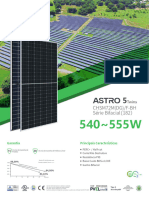 Datasheet Painel 550W ASTRONERGY CHSM72M (DG) - F-BH-550W