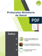 Protocolos MINSAL - Prexor, UVS, Psicosocial