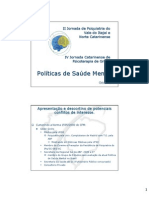 Politica Saude Mental - Baln Camboriu 2006