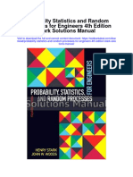 Probability Statistics and Random Processes For Engineers 4th Edition Stark Solutions Manual