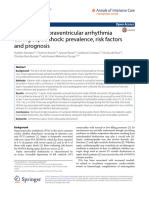 New-Onset Supraventricular Arrhythmia During Septic Shock: Prevalence, Risk Factors and Prognosis