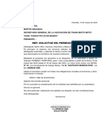 23 de Marzo Certificacion D3e Solicitud de Permispo