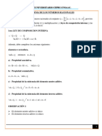 SISTEMA DE LOS NUMEROS RACIONALES