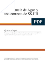 Importancia de Agua y Uso Correcto de SS