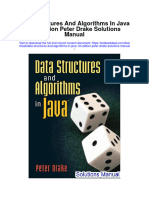 Data Structures and Algorithms in Java 1st Edition Peter Drake Solutions Manual