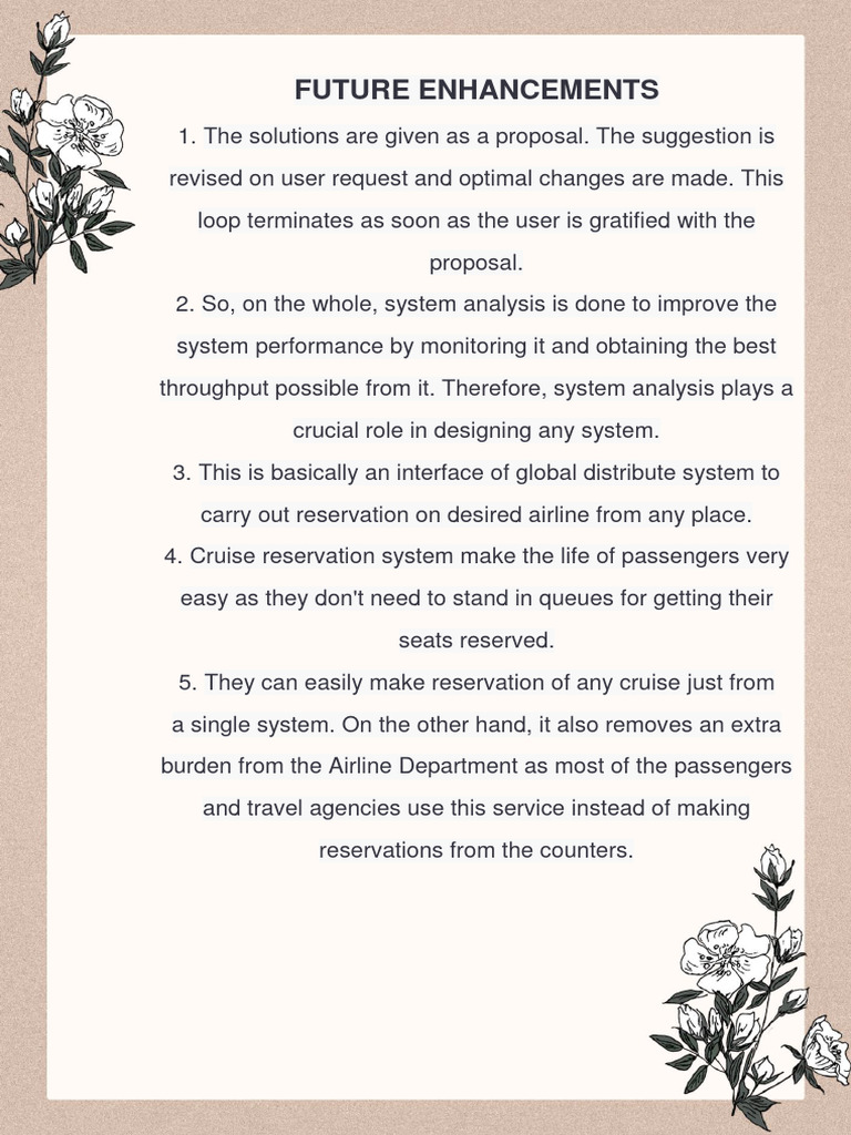 Future Enhancements PDF