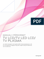 TV LCD/TV Led LCD/ TV Plasma: Manuali I Përdorimit