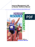 Human Resource Management 14th Edition Gary Dessler Solutions Manual