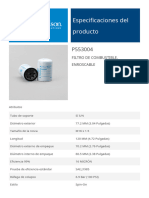 Especificaciones Del Producto: Filtro de Combustible, Enroscable