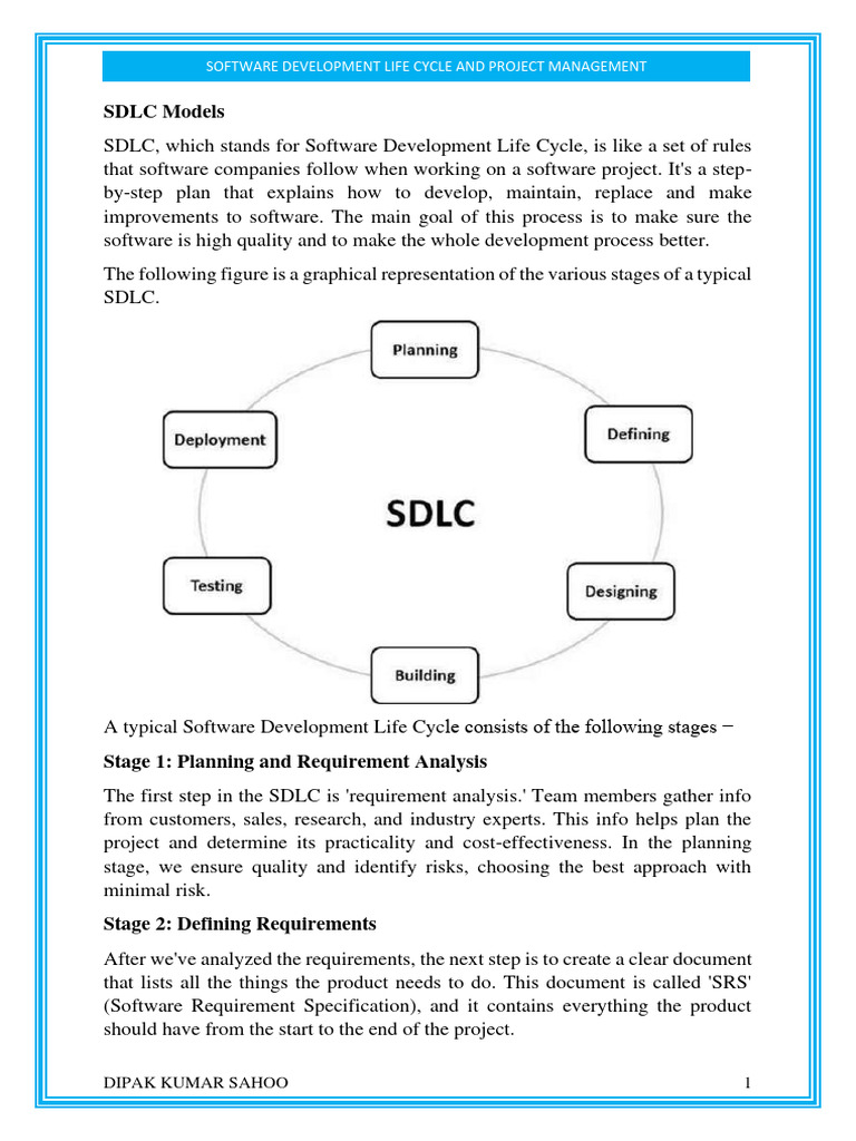 SDLC Models PDF