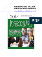 Income Tax Fundamentals 2017 35th Edition Whittenburg Solutions Manual