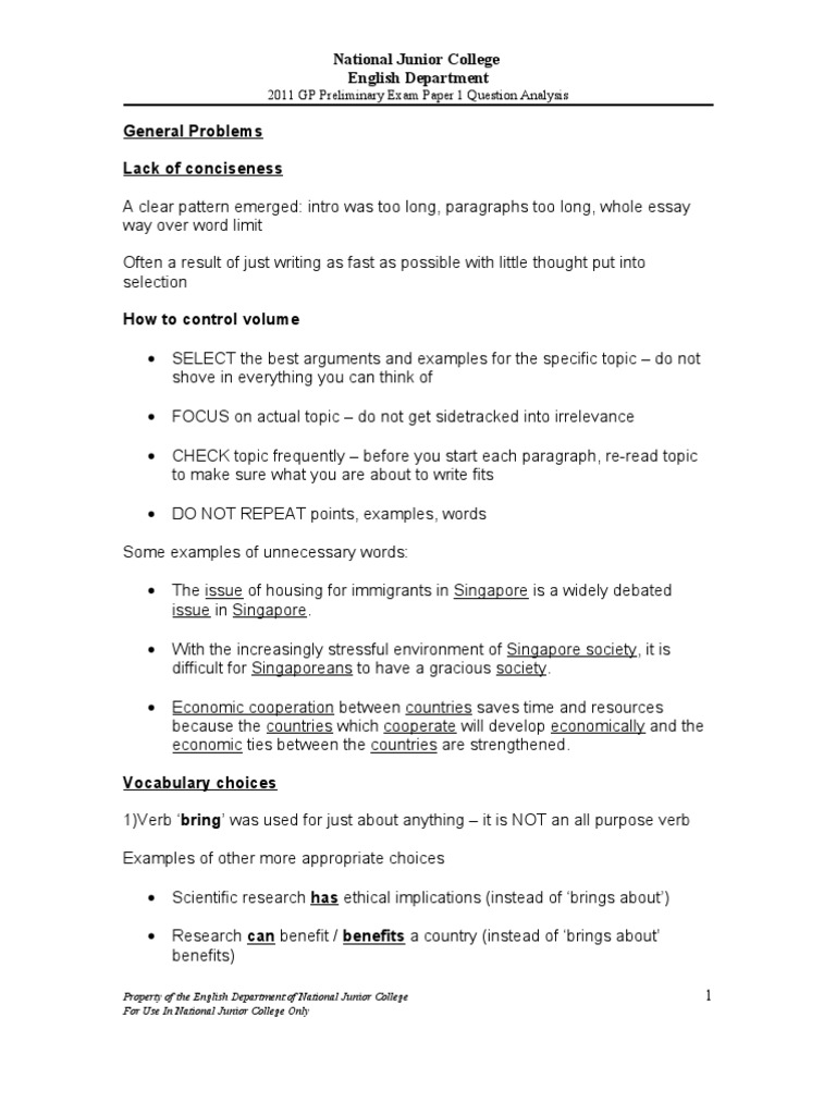 General paper questions 2019 image