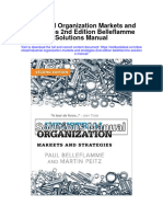 Industrial Organization Markets and Strategies 2nd Edition Belleflamme Solutions Manual