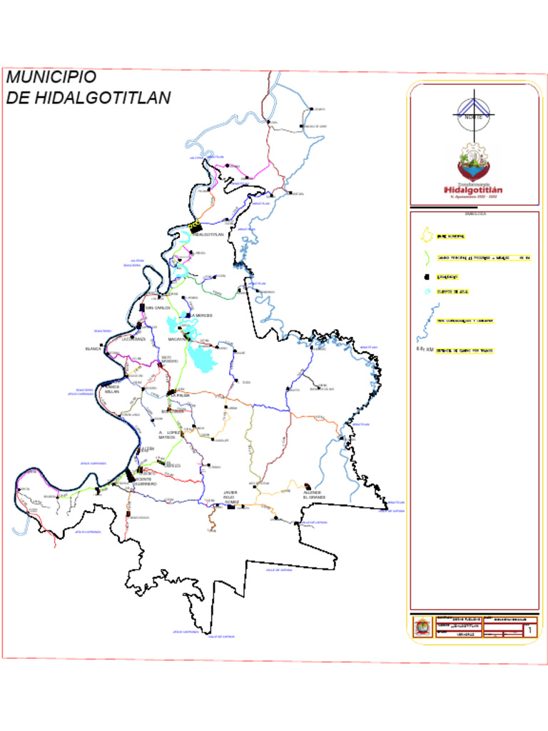 Croquis de Caminos en Hidalgotitlán | PDF