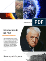Exploring Robert Frost's Poem Fire and Ice: An Analysis of Themes and Literary Devices