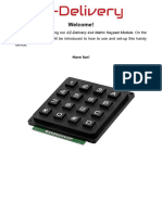 4x4 Matrix Black Keypad - EN