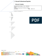 Enunciado - Ficha de Trabalho Arrays Multidimencionais