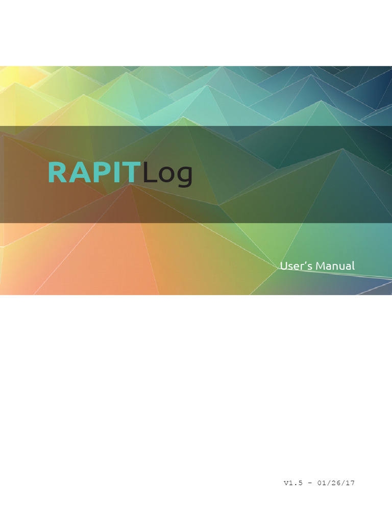 Rapit Log | PDF