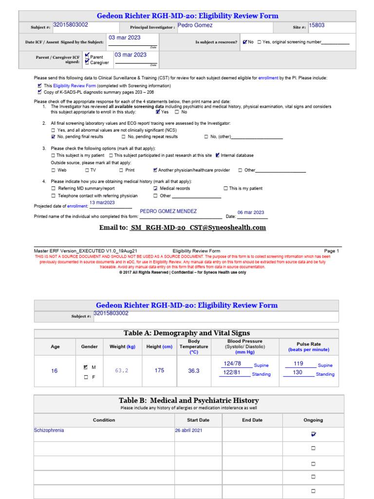 RGHMD20 32015803002 03mar2023 | PDF | Caregiver | Medicine
