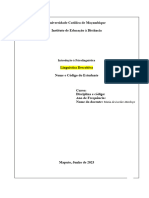 Lingusitica Descrtiva Do Portugues Iii - 05 - 06 - 2023