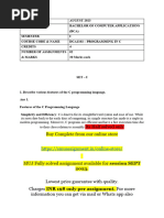 Dca1102 Programming in C