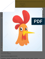 Icono de Gallo Lindo de Dibujos Animados. Ilustración de Vector de Una Cabeza de Gallo Fresco. Ideal para Imprimir, Pegatina, Pa