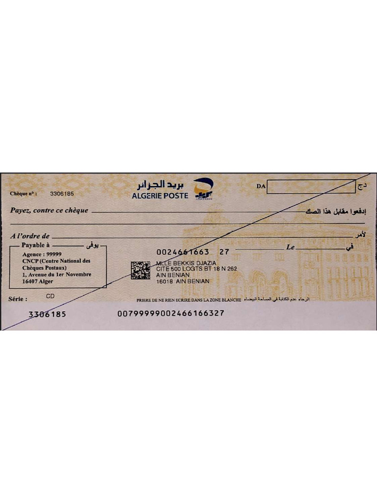 Cheque Barre 9356432 | PDF