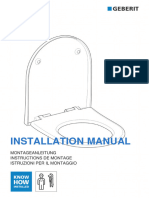 Installation Manual: Montageanleitung Instructions de Montage Istruzioni Per Il Montaggio