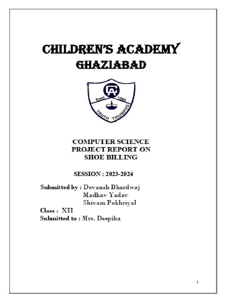 Shoe Billing Project 2 2 | PDF | Software Testing | Software Development