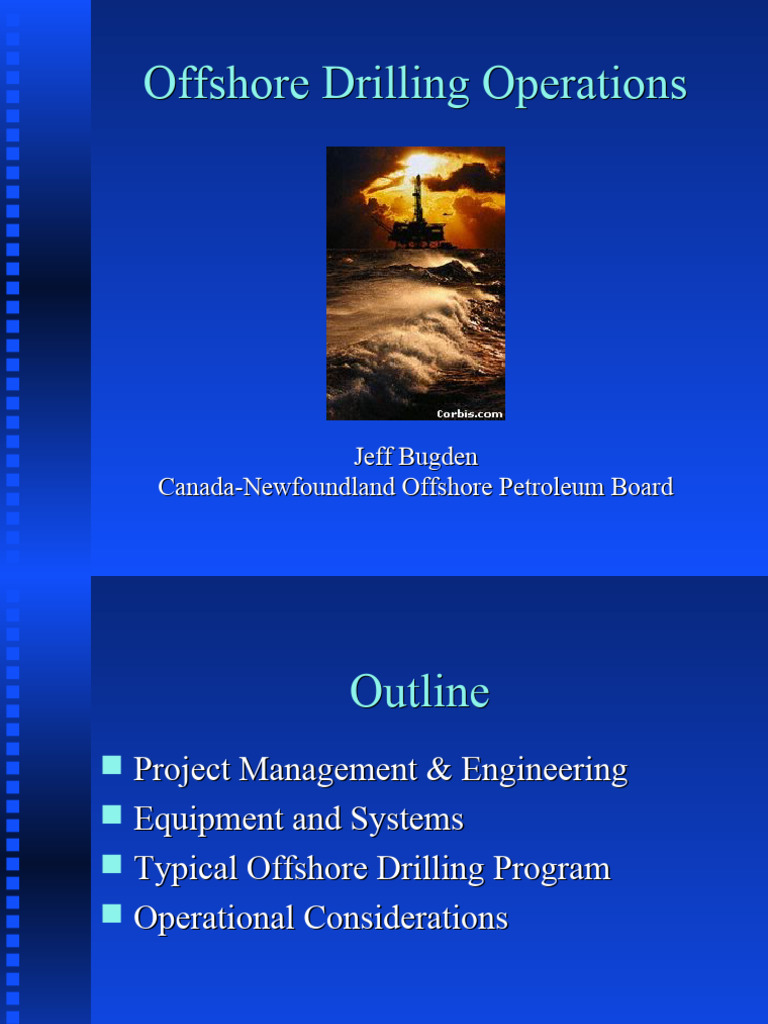 Offshore Drilling Operations Overview | PDF | Oil Well | Casing (Borehole)