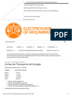 Linhas de Transporte de Energia - EDM - Electricidade de Moçambique