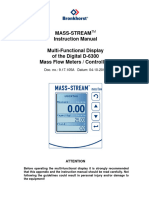 Manual Mass Stream D 6300 Display