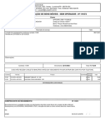 Fatura de Locação de Bens Móveis - Sem Operador - Nº: 91672