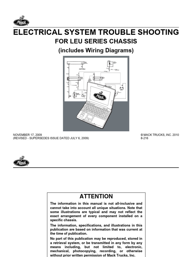 Leu Series Electrical Troubleshooting Guide | PDF | Internal Combustion ...