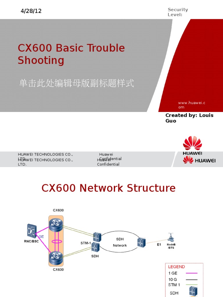 CX600 Basic Troubleshooting Guide | PDF