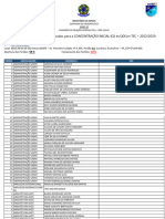 Relação Dos Voluntários Convocados para A Concentração Inicial (Ci) Qocon Tec - 2022/2023