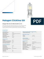 Halogen MV Click 44.0W G9 230V CL 1CT Localized - Commercial - Leaflet