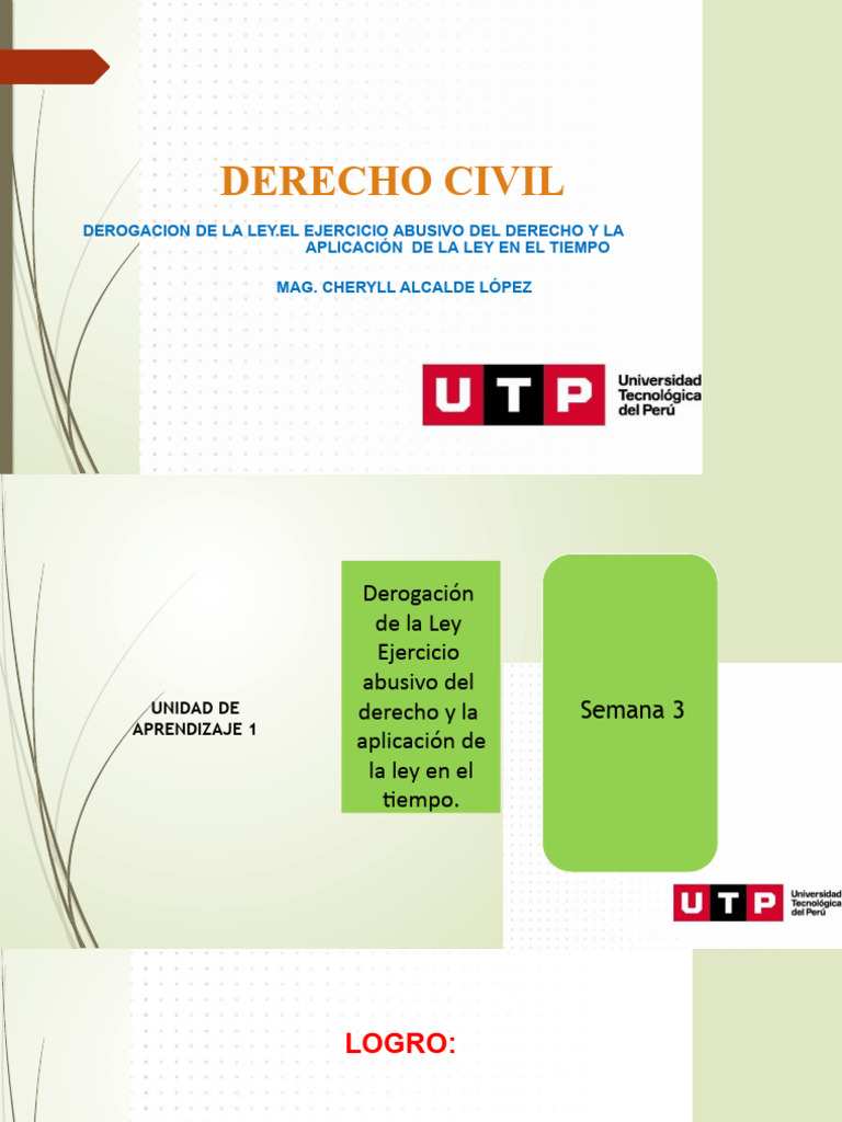 Derogación y Abuso de Derecho | PDF | Justicia | Crimen y violencia