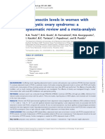 Adiponectin Levels in Women With