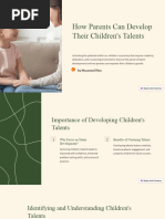 How Parents Can Develop Their Childrens Talents