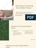 How Parents Can Develop Their Childrens Talents