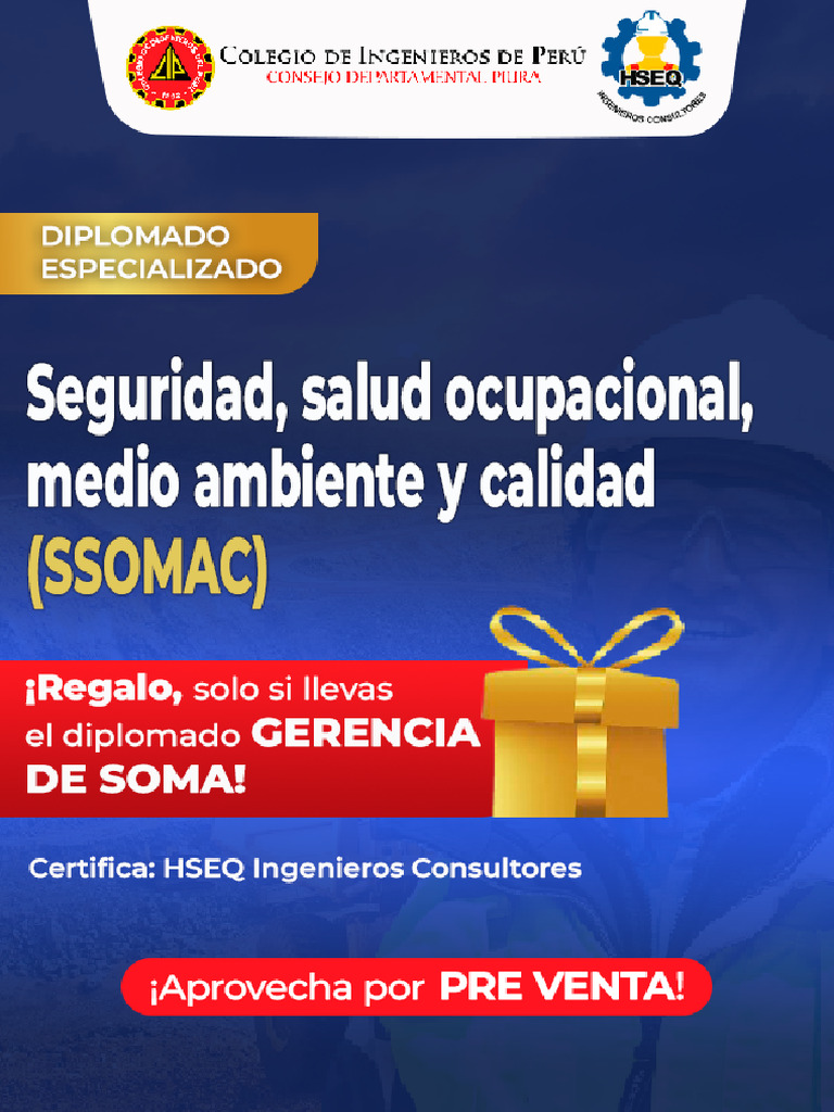 Diplomado en Gerencia de SSOMA | PDF | Valores | Seguridad y salud ...