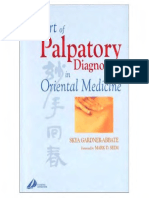 Art of Palpatory Diagnosis in Oriental Medicine, The - Skya Gardner-Abbate MA DoM DiplAc DiplCH