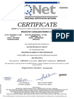 Certificado Iqnet Iso 9001
