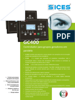 GC400. Controlador para Grupos Geradores em Paralelo