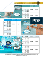 Cursos natación