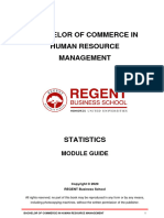 BCOMHRM - Statistics