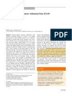 Exercise-Related Transient Abdominal Pain ETAP