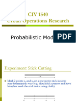 Probabilistic Modelling - Part 1 - 2023