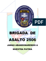 Listado de Informaciones Sobre Brigada de Asalto 2506